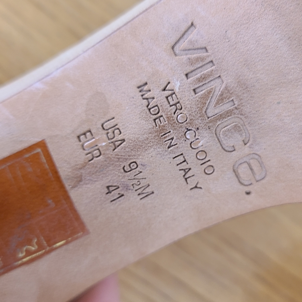 Vince Snake Embossed Leather D'orsay Heels - Picture 8 of 15
